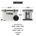 thumbnail image 6 of RTIC 52 Qt 76-Can Ultra-Light Rolling Cooler, White & Grey, 6 of 8