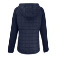 thumbnail image 3 of Women's Cutter & Buck College Navy Seattle Seahawks Rainier PrimaLoft Eco Hybrid Full-Zip Hoodie Jacket, 3 of 3