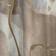 thumbnail image 4 of Designart 'Abstract Gold Glam Squares V' Glam Curtain Panel, 4 of 5