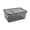 thumbnail image 2 of Caja de alimentación para reptiles, jaula para pequeños animales, contenedor de transporte para tortugas, caja de cría para ranas cornudas, cangrejos, 2 of 8