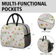 thumbnail image 6 of Womens Pioneer Flower Floral Print Pattern Lunch Box for Work,Insulated Lunch Bag for Women,Loncheras Para Mujer,Leakproof Adult Lunch Bag for Work,Beach,Travel,Picnic,Camping, 6 of 6