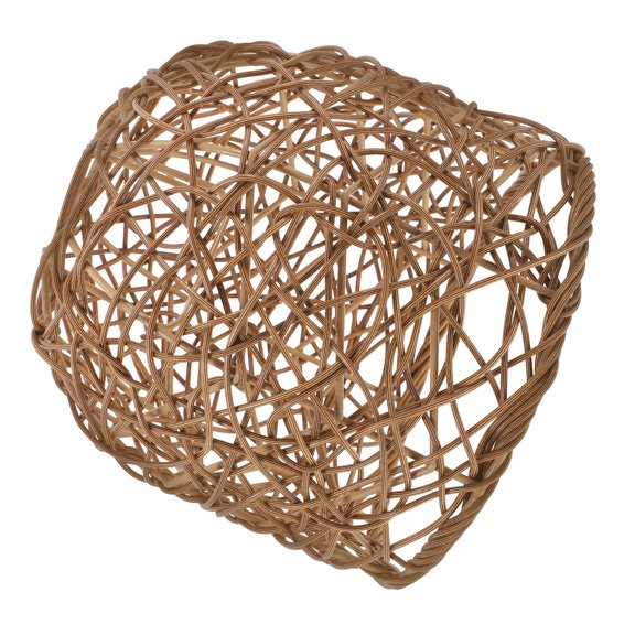 Worgeous Farmhouse Kitchen Pendant Lampshade Boho Rattan Lampshade Woven Light Shade Plastic Lamp Shade Cover Small Hanging Lamp Shade Replacement