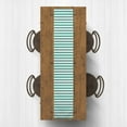 thumbnail image 2 of Creative Products Stripes Teal 16x72 Poly Twill Table Runner, 2 of 3