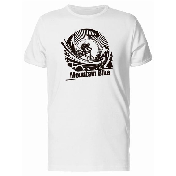 Mountain Bike Sport Man Tee Men's -Image by Shutterstock