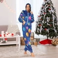 thumbnail image 6 of IAUYY Unisex Adult Onesie Pajamas Ultra-Soft Crystal-Soft Fabric, Halloween Adult Onesie Pajamas Adults,With a Zipper Plus Size Onesie Pajamas, Starry Sky Background, 6 of 7