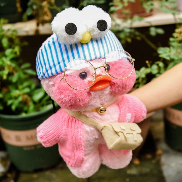 Precioso pato Lalafanfan Kawaii de 20 cm y 30 cm, mini peluche amarillo, DuduDuck, para regalo de Navidad.