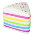 thumbnail image 2 of 5" Viral Rainbow Layer Cake Squishy Tools - Giant Dessert Squishy - Soft Sensory Stress Relief Tools for Teens & Adults - Fun Novelty Gift for Holiday Festivals, 2 of 6