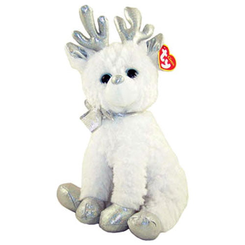 TY Classic Plush - SNOCAP the White Reindeer ( inch) 
