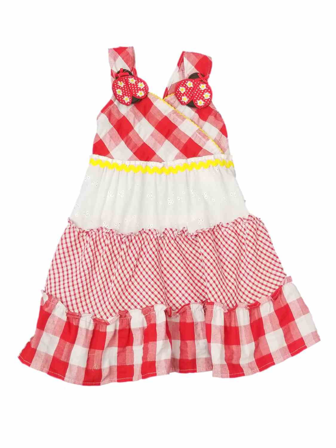 red and white ladybug dress