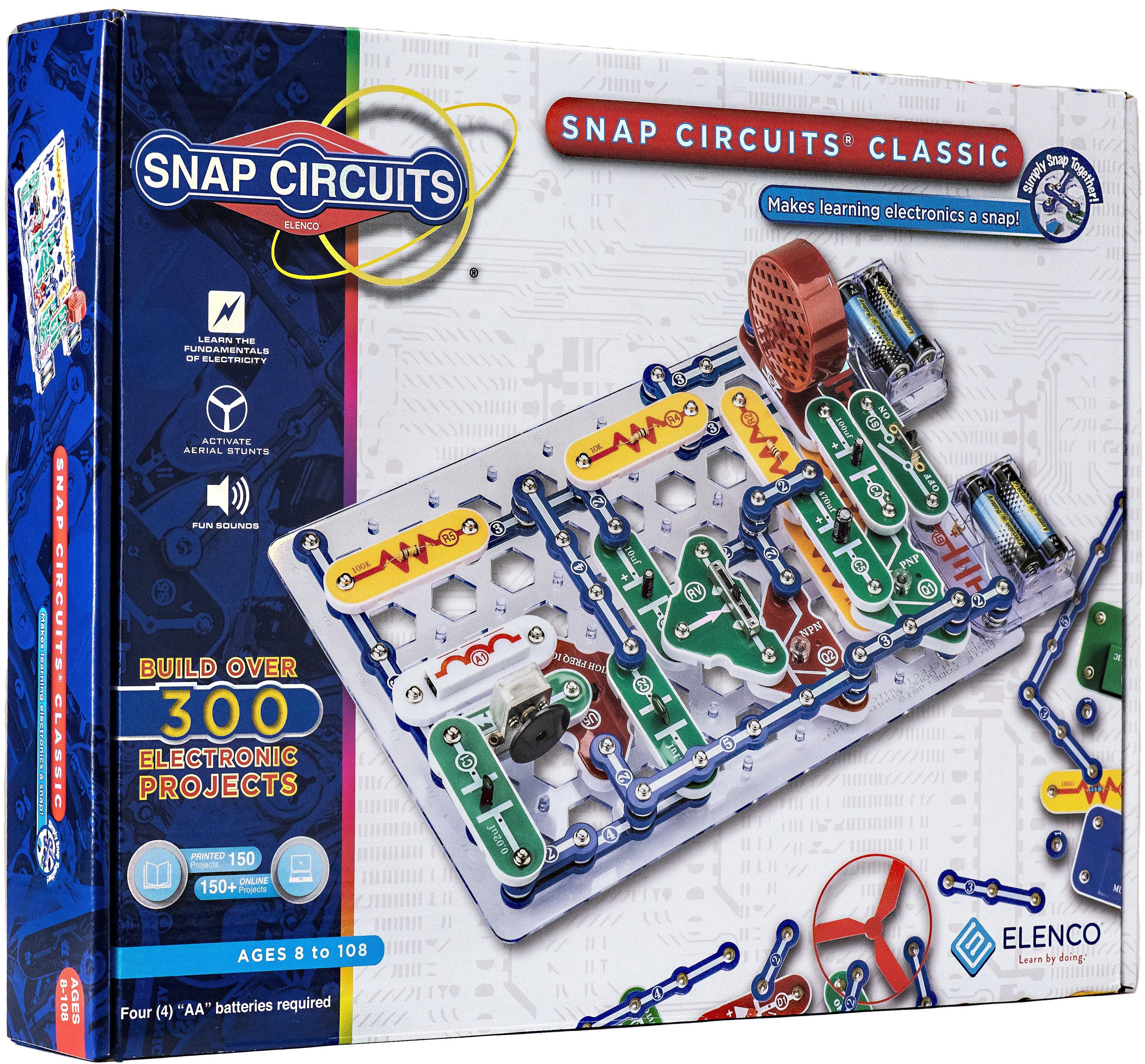 Snap Circuits® Classic | Electronic Science Kit | 300 Project STEM Educational Toy