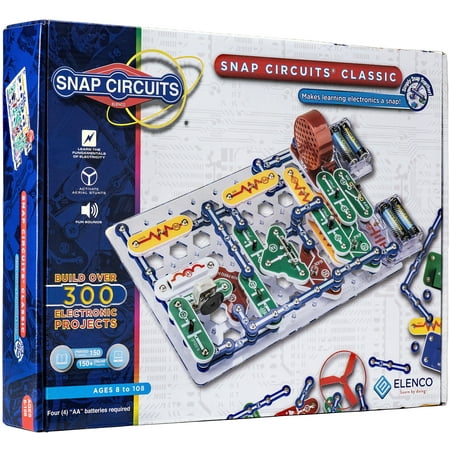 Snap Circuits® Classic SC300 | Electronics Exploration Kit | Over 300 Projects | STEM Educational Toy for Kids 8+