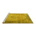 thumbnail image 2 of Ahgly Company Machine Washable Indoor Rectangle Persian Yellow Traditional Area Rugs, 3' x 5', 2 of 4