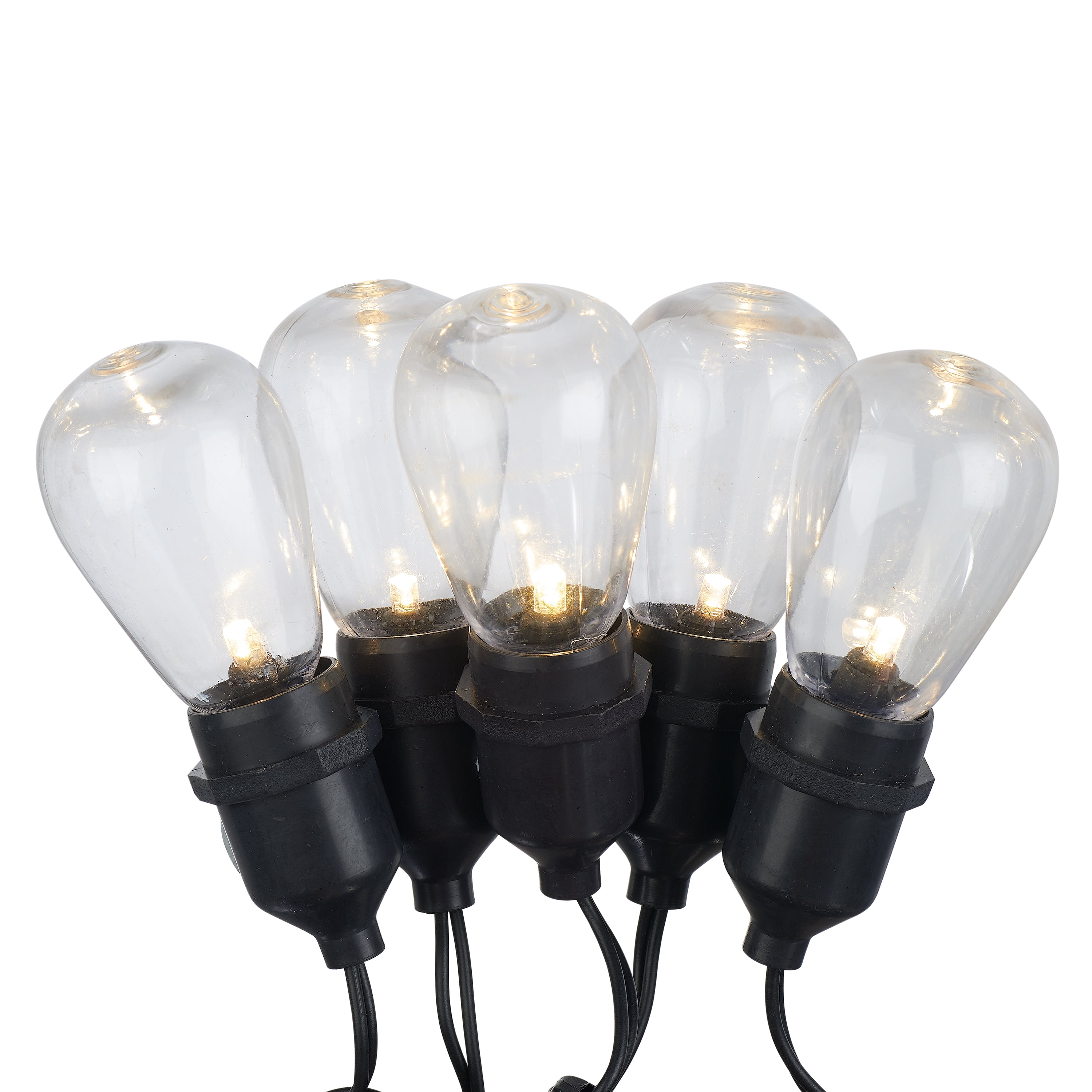 Holiday Time Warm White Ultra Bright LED Cafe Style Christmas Lights