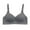 Gray, variant on Loopsun Plus Size Bras for Women, Womens Oversized Bra Thin Cotton Cup Gathered Underwear Bra Large Chest Small Appearance Gray S