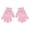 B, variant on 1 Pairs Winter Gloves for Kids Stretchy Warm Boys Girls Children Kids Stretchy Warm Knitted Gloves Assorted Solid Magic Gloves for Toddler(Black,One Size)