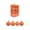 Orange-24pcs, variant on Christmas Ornament Set, 24pcs Flocked Ball Decorations in Assorted Shapes and Textures for Christmas Tree, Wreath, Garland, Mantel, Winter Party and Home Display Decor, Pink