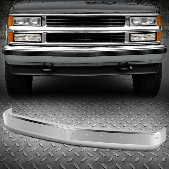 Front Chrome Metal Bumper Face Bar for 88-00 Chevy GMC C/K 1500 2500 3500 Truck