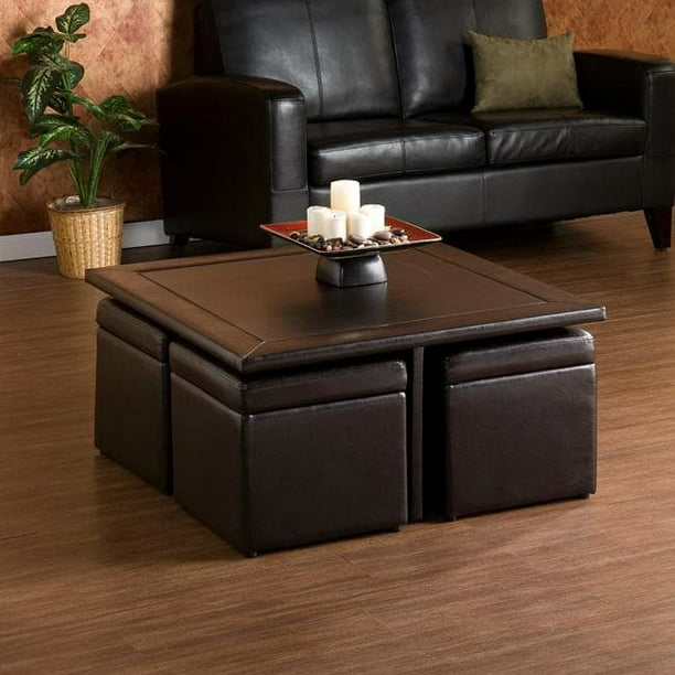 Harper Blvd Crestfield Dark Brown, Dark Brown Coffee Table With Storage