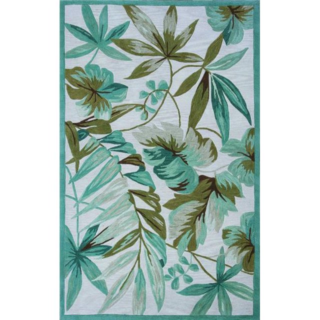HomeRoots 349764 5 x 7 ft. 6 in. Polyester Ivory Area Rug