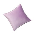 thumbnail image 2 of Bewildely Funda para cojín de asiento, reemplazo de terciopelo de Color sólido, suave, decorativa, reutilizable, con cremallera, funda de Decoración del hogar Púrpura claro 45x45cm, 2 of 6