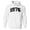 White, variant on 1976 College Style Hoodie Sweatshirt Unisex Large White