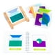 thumbnail image 3 of Rompecabezas de bloques de patrones de madera perfecl rompecabezas educativo de formas de Tangram, 3 of 8