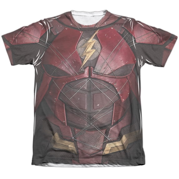 Justice League Movie - Flash Uniform - Short Sleeve Shirt - XX-Large