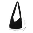 thumbnail image 3 of Specification: Origin:Bolso de hombro para mujer con nube, bolso de mano a la moda de verano, grande, blanco, 3 of 5