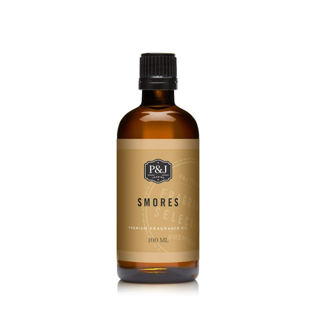P&J Fragrance Oil - Smores Oil 100ml - Candle Scents, Soap Making, Diffuser Oil, Essential Oil
