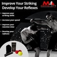 thumbnail image 2 of Bandeau de Boxe Réflexe, Bandeau de Frappe, Équipement d'Entraînement MMA, Équipement de Boxe, Équipement d'Entraînement à Domicile pour Hommes, Ensemble de Boxe pour Enfants, Ballon Réflexe de Boxe, 2 of 8