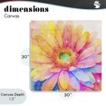 thumbnail image 4 of Stupell Industries Bohemian Bloomtopia Shimmer Blossom Canvas Art, 30 x 30, by Vibelicious, 4 of 8