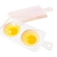 thumbnail image 2 of Aparatos para cocinar en microondas, microondas de plástico, huevos dobles, utensilios de cocina para cocinar, horno microondas, vaporizador de huevos, diseño de última generación, 2 of 5