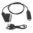 thumbnail image 3 of Cable convertidor Scart Interfaz multimedia HD a cable Scart Nikou, 3 of 9