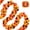 Design 5, variant on Fall Thanksgiving Garlands Maple Leaf Vines with Lights for Home Decoration Artificial Autumn Yellow Hanging Fall Fake Plants for Fireplace Mantle Thanksgiving Wedding Party Favors 2PCS Design 6