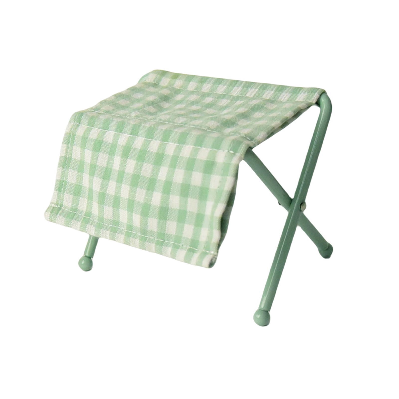 Rushawy 1/12 Miniature Changing Table Diaper Changing Station Miniature Scene Layout Green