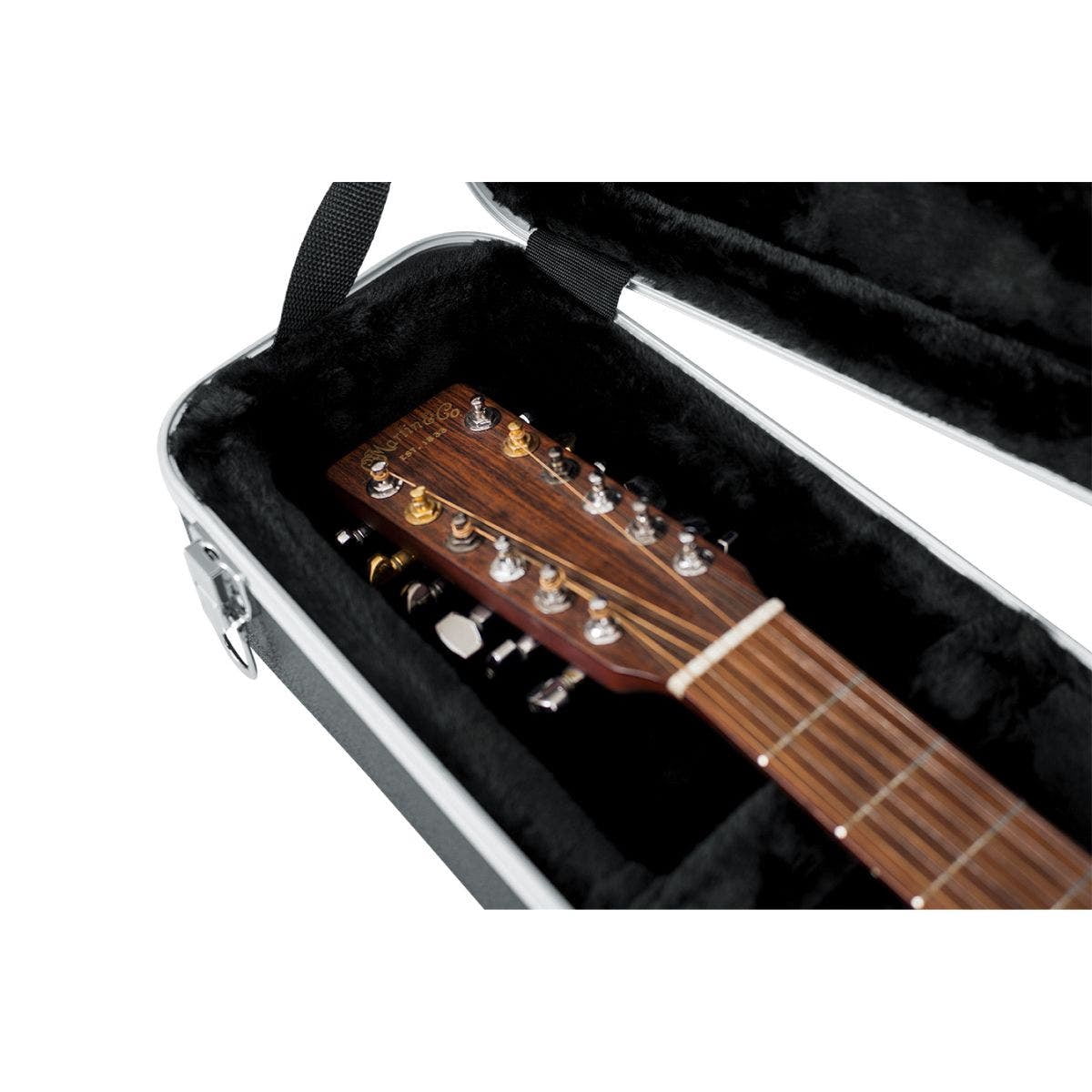 GATOR CASES GC-DREAD-12 STRING DREADS GUITAR CASE WITH FOAM PROTECTIVE INT. NEW
