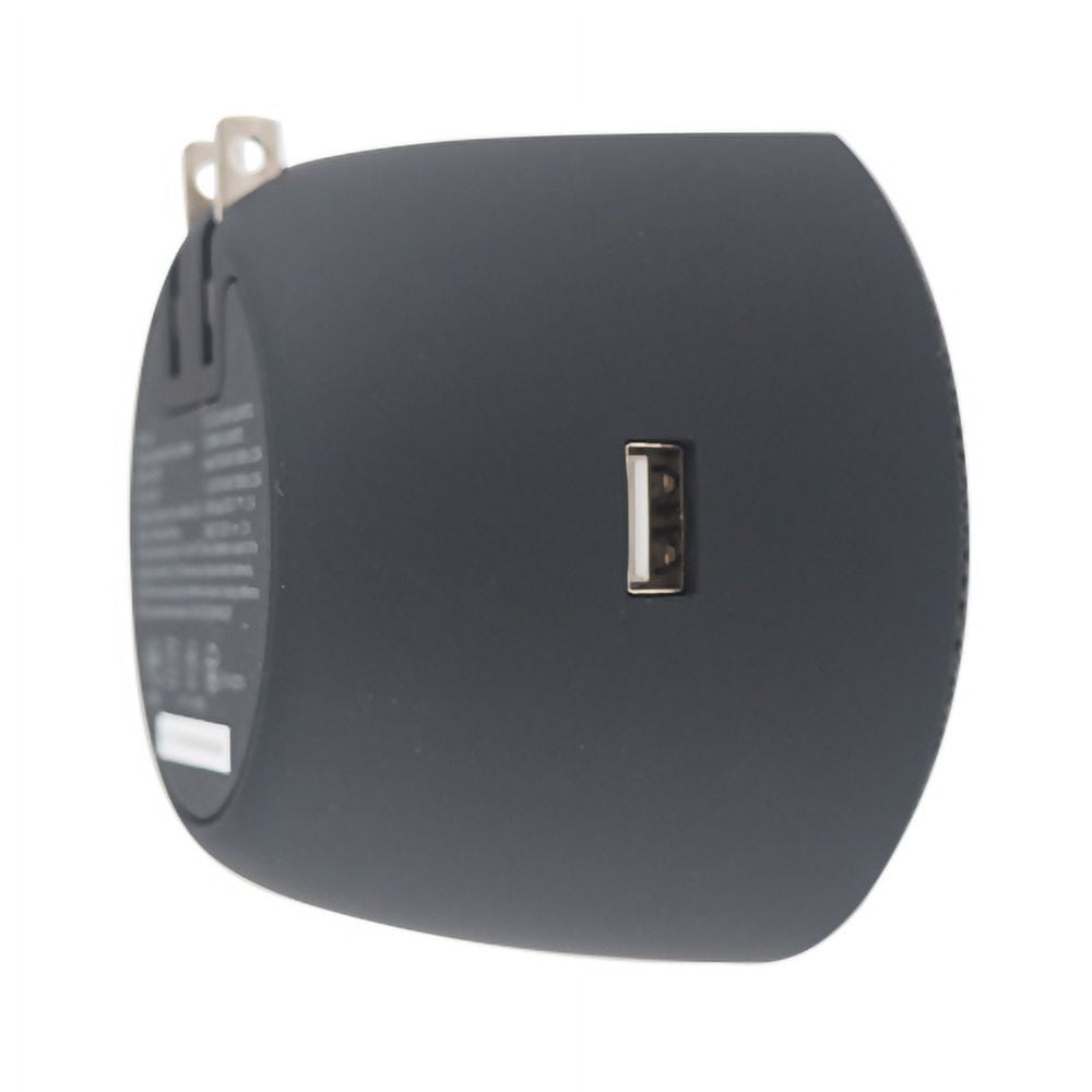 OC Acoustic Newport Plug-in Outlet Wireless Bluetooth Speaker with Built-in USB Type-A Charging (Black)