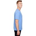 thumbnail image 2 of Champion Mens Short Sleeve Ring Spun T-Shirt, S, Light Blue, 2 of 3