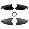 thumbnail image 4 of For Hyundai Elantra 2012-2018 Mirror Modified Horn Rearview Mirror Shell Cover Carbon fiber pattern, 4 of 4