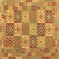 thumbnail image 1 of Ahgly Company Indoor Square Southwestern Brown Country Area Rugs, 4' Square, 1 of 4