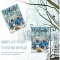 thumbnail image 4 of Welcome Winter Camping RV Decorative Garden Flag, Christmas Snowman Camper Bonfire Pine Tree Yard Outside Decorations, Seasonal Snowflake Burlap Outdoor Small Home Decor Double Sided 12.5 x 18, 4 of 6