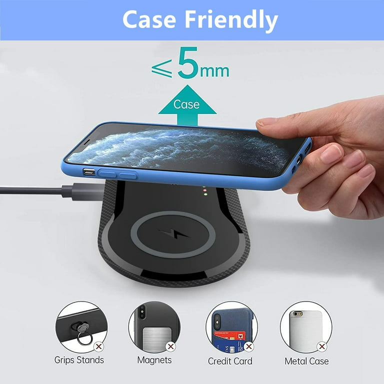 Dual Wireless Charging Pads for iPhone & Android
