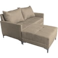 thumbnail image 3 of Sala Esquinera Modular El Bazar Store Montana Beige 170x155 cm, Tela Lino nacional, Love seat y taburete, 3 of 7