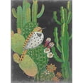 thumbnail image 2 of Zarris, Chariklia 19x24 Black Ornate Wood Framed with Double Matting Museum Art Print Titled - Desert Twilight I, 2 of 4