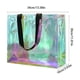 thumbnail image 3 of Bolso tote holográfico de PVC,bolso de playa de gelatina iridiscente transparente,bolso de hombro ligero e impermeable,bolso transparente de verano para piscina,compras y viajes., 3 of 6