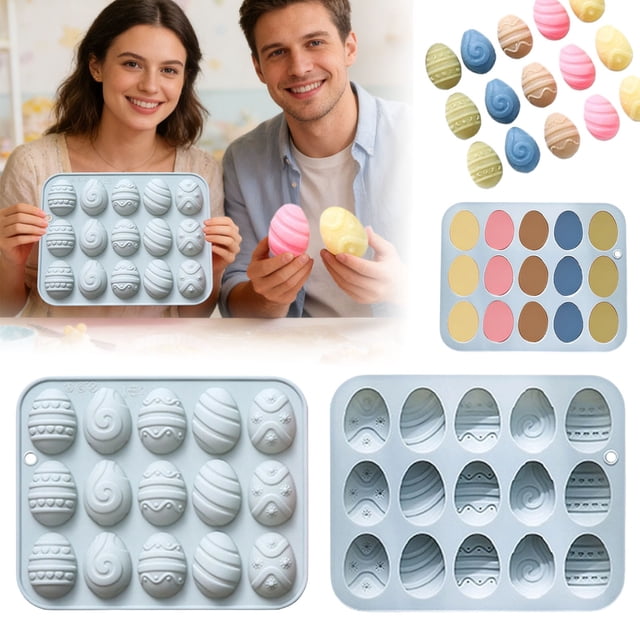 Creatine Easter Egg Silicone Easter Egg Silicone For Making Chocolate Easter Eggs Suitable For Baking Cake Sticks Small Pastries And Cake Decorations.