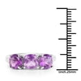 thumbnail image 3 of 2.34 ct. Genuine Amethyst Sterling Silver Ring, 3 of 3