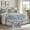 Blue, variant on Superior Woven Jacquard Bedspread Set Twin Size, 2-Piece Lightweight All Seasons Coverlet, Denim Blue