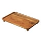 thumbnail image 4 of Mini elevador de madera, soporte de pie de madera, bandeja rústica de madera para cocina casera 30CMX20CMX3.5cm, 4 of 9