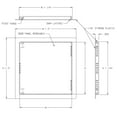 thumbnail image 4 of Acudor 24" x 24" Flush Plastic Access Door, 4 of 4